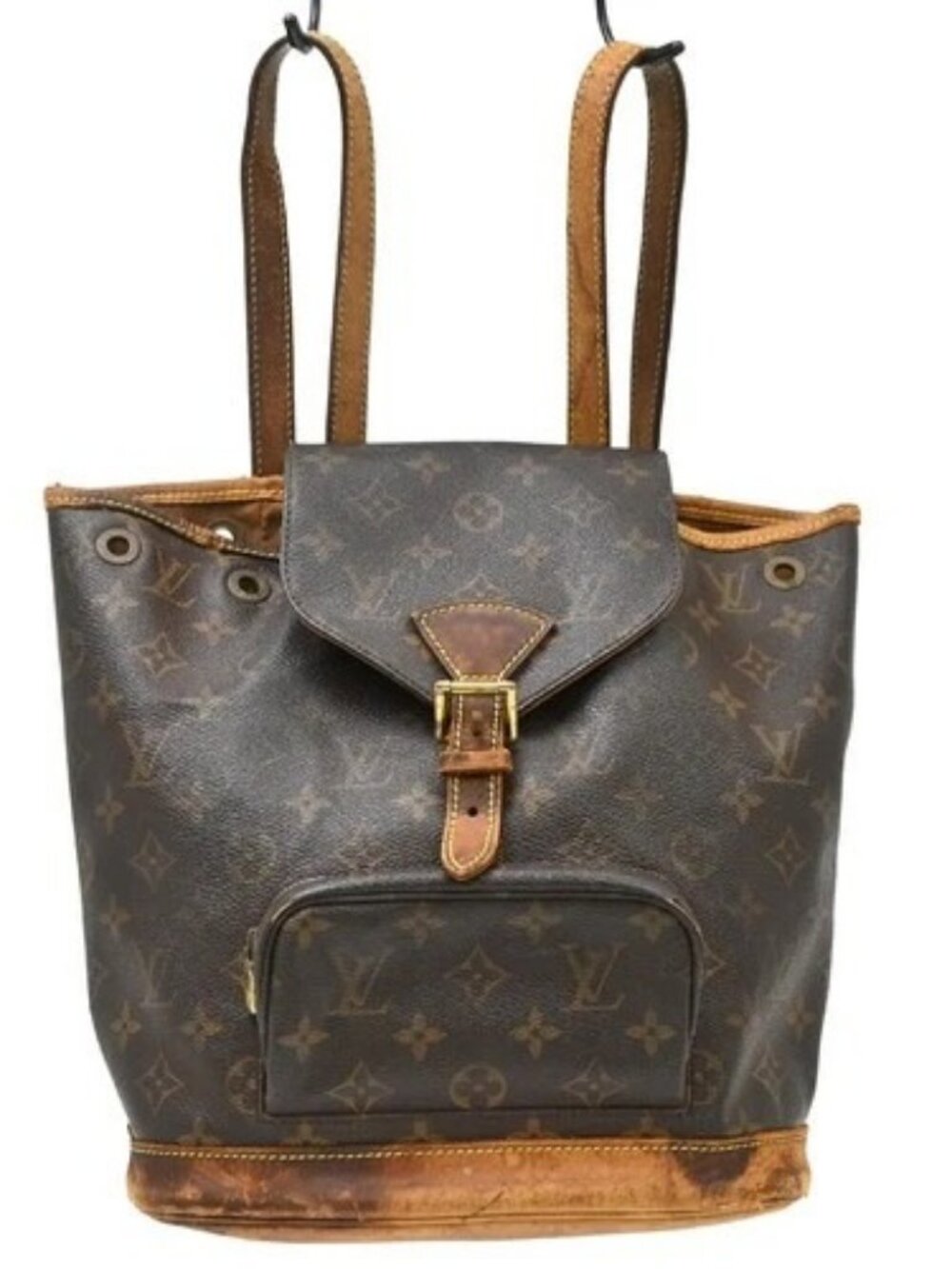 Best06 LOUIS VUITTON MONTSOURIS MM BACKPACK BAG MONOGRAM M51136 SP0938 BQ01413